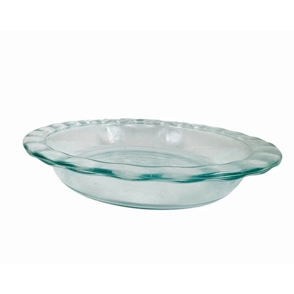 Pyrex Round Pie Plate Fluted Rim 9.5